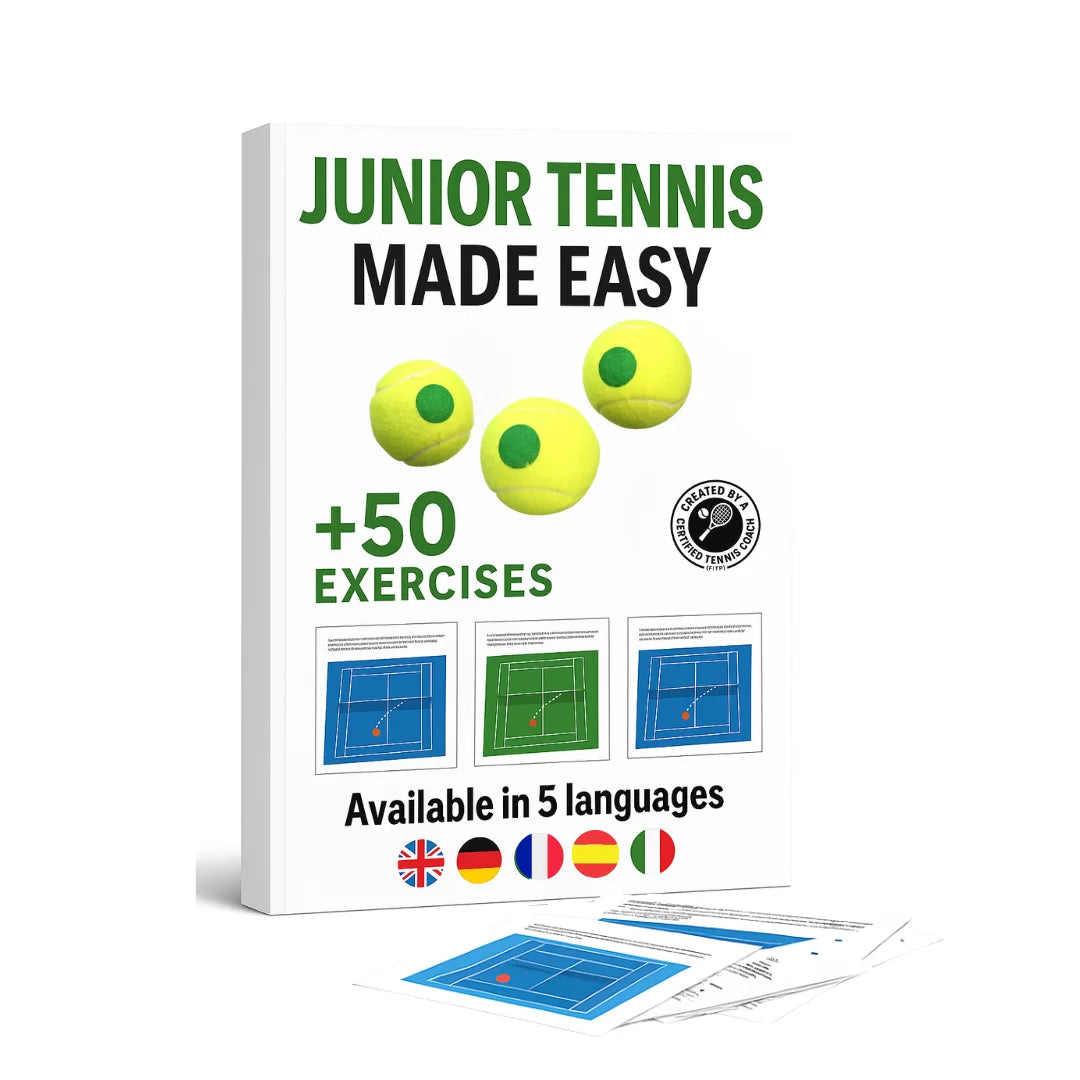 Junior Tennis Drills Made Easy + Exercise Book – Green Ball Stage - Tennis Mindset