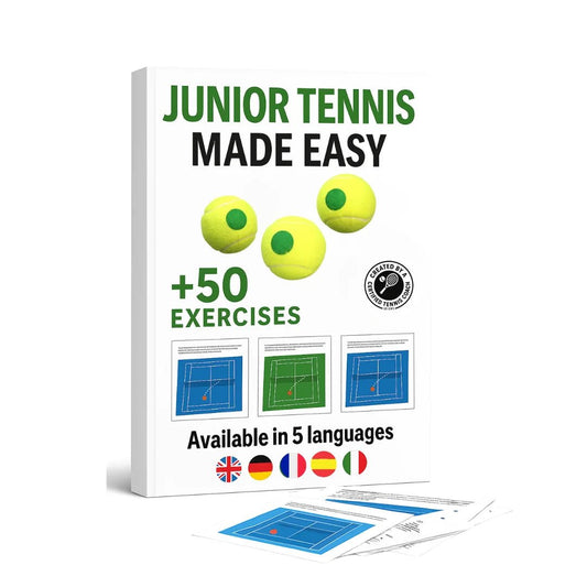 Junior Tennis Drills Made Easy + Exercise Book – Green Ball Stage - Tennis Mindset