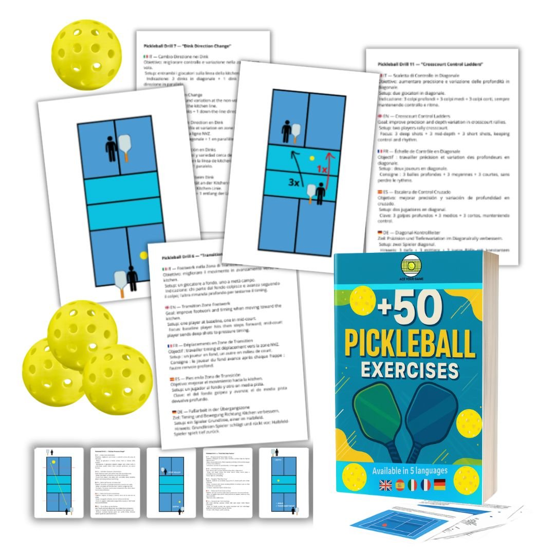 Pickleball Made Easy Collection +50 drills – pickleball exercises and training guide for all levels